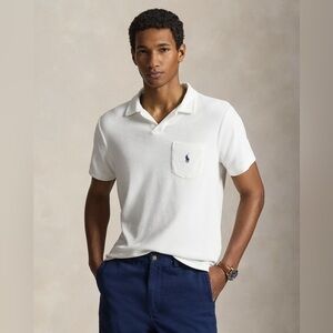 POLO RALPH LAUREN Terry Polo Shirt Size M